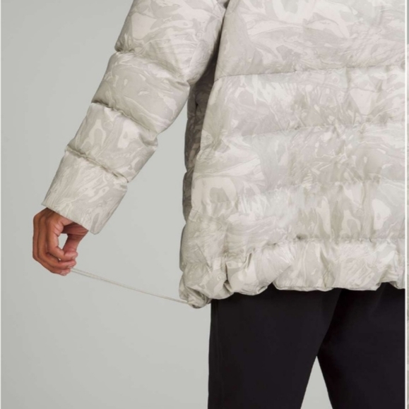 🔥NWT LULULEMON MEN'S DOWN JACKET MAPLE METAMORPHOSIS LIGHT NEUTRAL MULTI 3XL - Picture 7 of 14